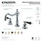Kingston Brass KS1976PKL Duchess Widespread Bathroom Faucet W/ Brass Pop-Up, Nickel KS1976PKL - alternate 4